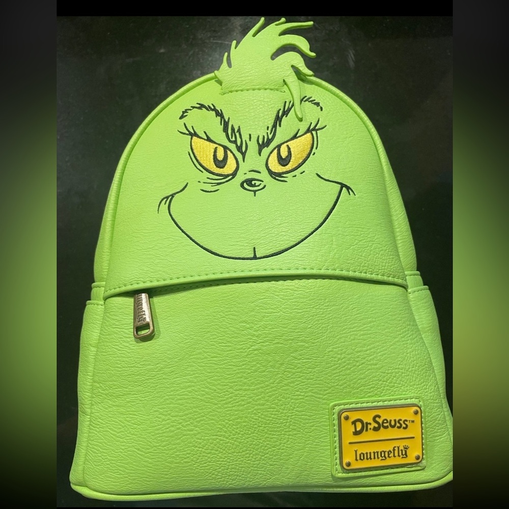 Loungefly x Dr. Suess The Grinch Cosplay Mini Backpack unique authentic